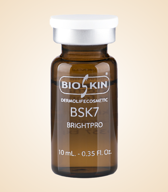 BSK7-BrightPro Solución Iluminadora y Revitalizante. Productos Skin Care. Cursos de Estética en Puerto Rico y Estados Unidos BioSkin Velet Cosmetics BelleSkin
