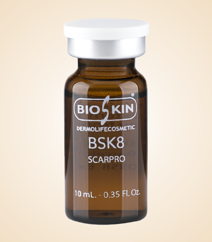 BSK8 ScarPro Solución reparadora. Productos Skin Care. Cursos de Estética en Puerto Rico y Estados Unidos BioSkin Velet Cosmetics BelleSkin