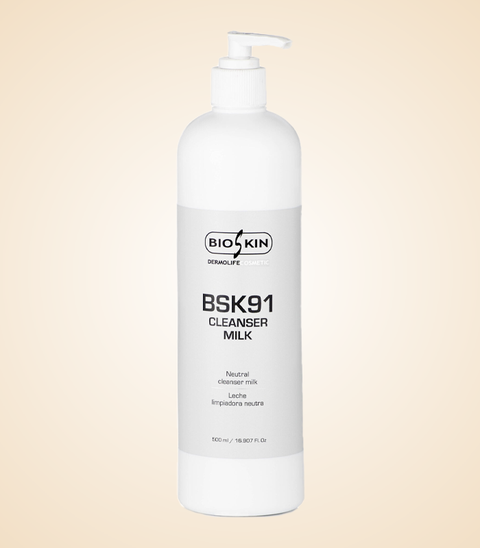 Leche limpiadora neutra BSK91 | Cleanser Milk. Productos Skin Care. Cursos de Estética en Puerto Rico y Estados Unidos BioSkin Velet Cosmetics BelleSkin