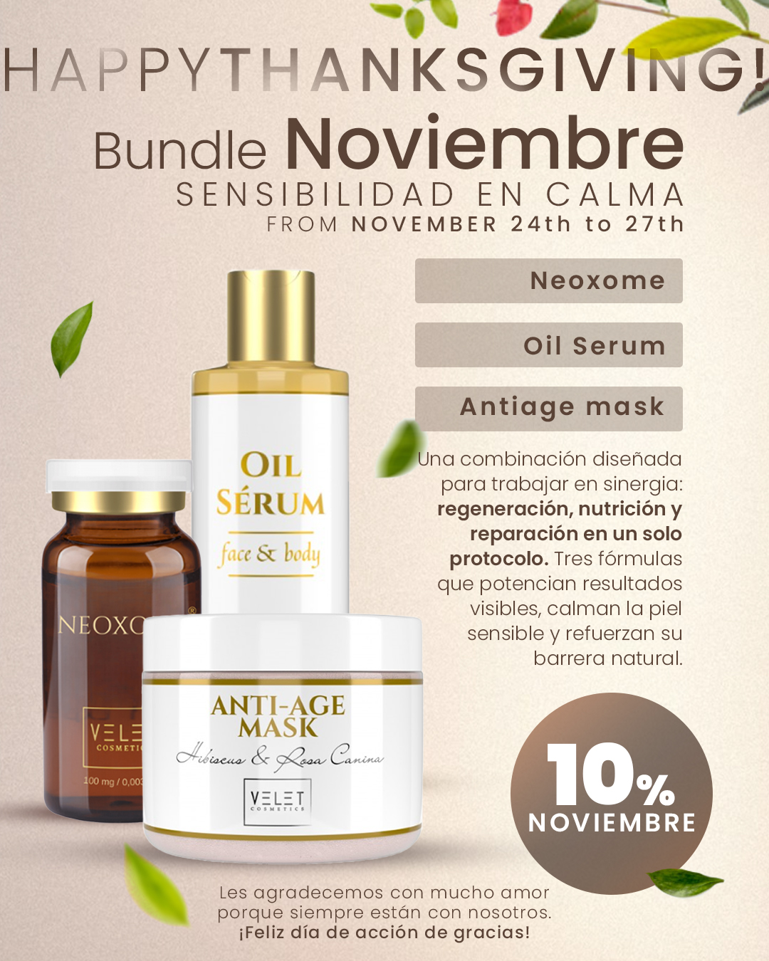 Bundle Noviembre, sensibilidad en calma (Thanksgiving)
